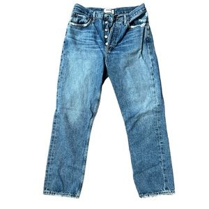 Agolde washed ankle jeans